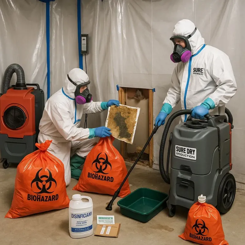 Contaminated Water Handling Protocols process in El Dorado Hills, CA